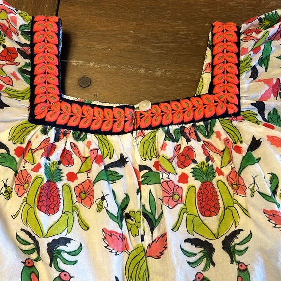 Roller Rabbit Multicolored Ruffle Sleeve Dress - Picture 4 of 7